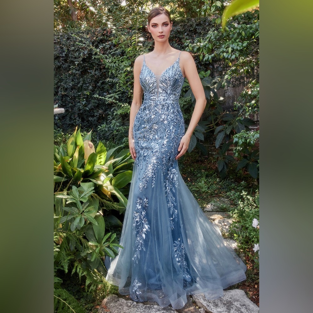 Andrea & Leo Prom Dress size 16 blue